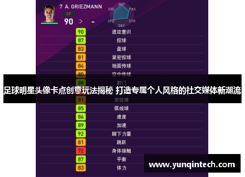 足球明星头像卡点创意玩法揭秘 打造专属个人风格的社交媒体新潮流